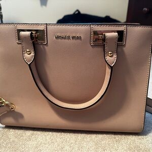 Michael Kors Cream Leather Satchel